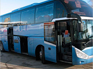 Аренда автобуса ZhongTong по городу